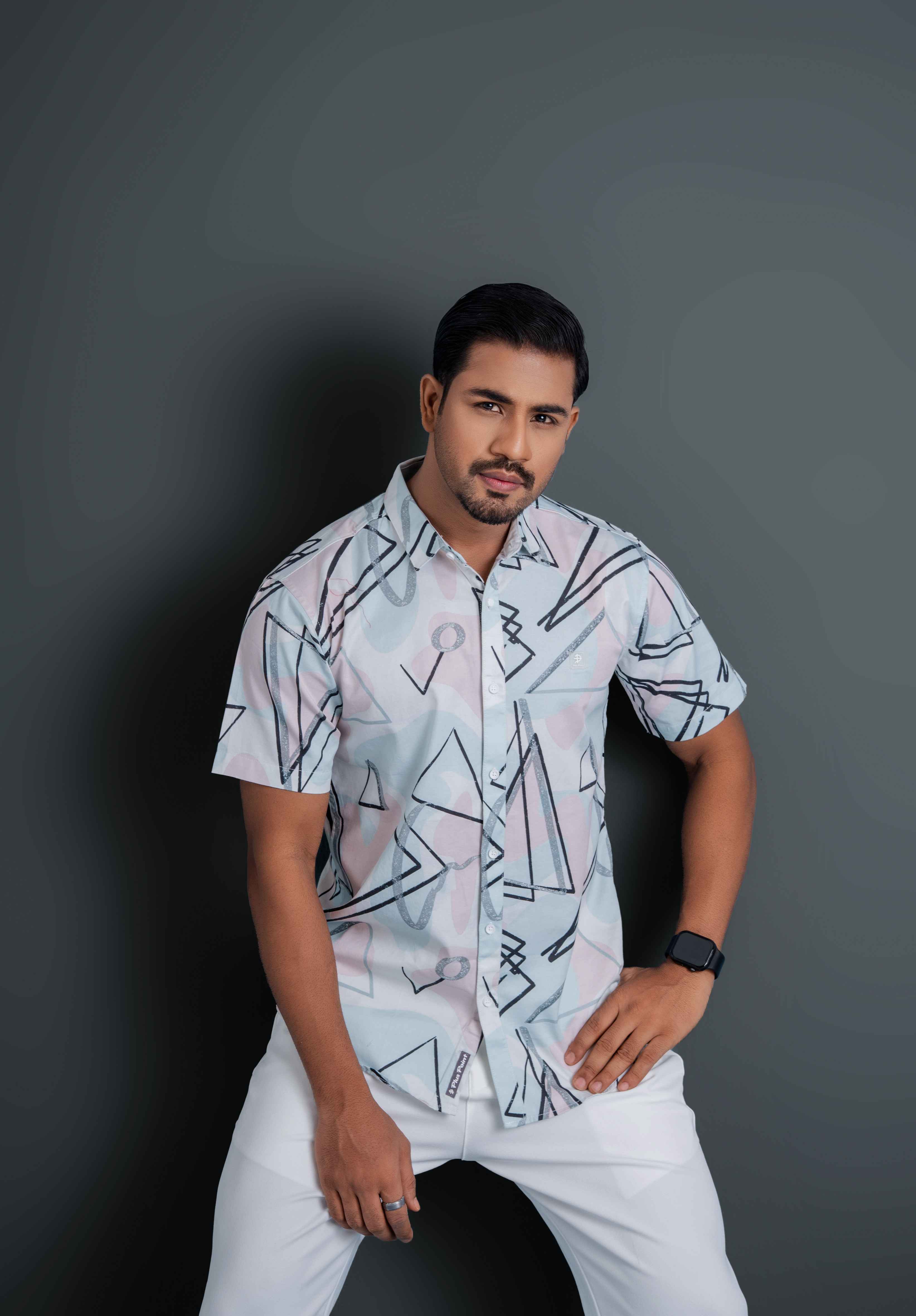 MENS-CASUAL SHIRT (H)