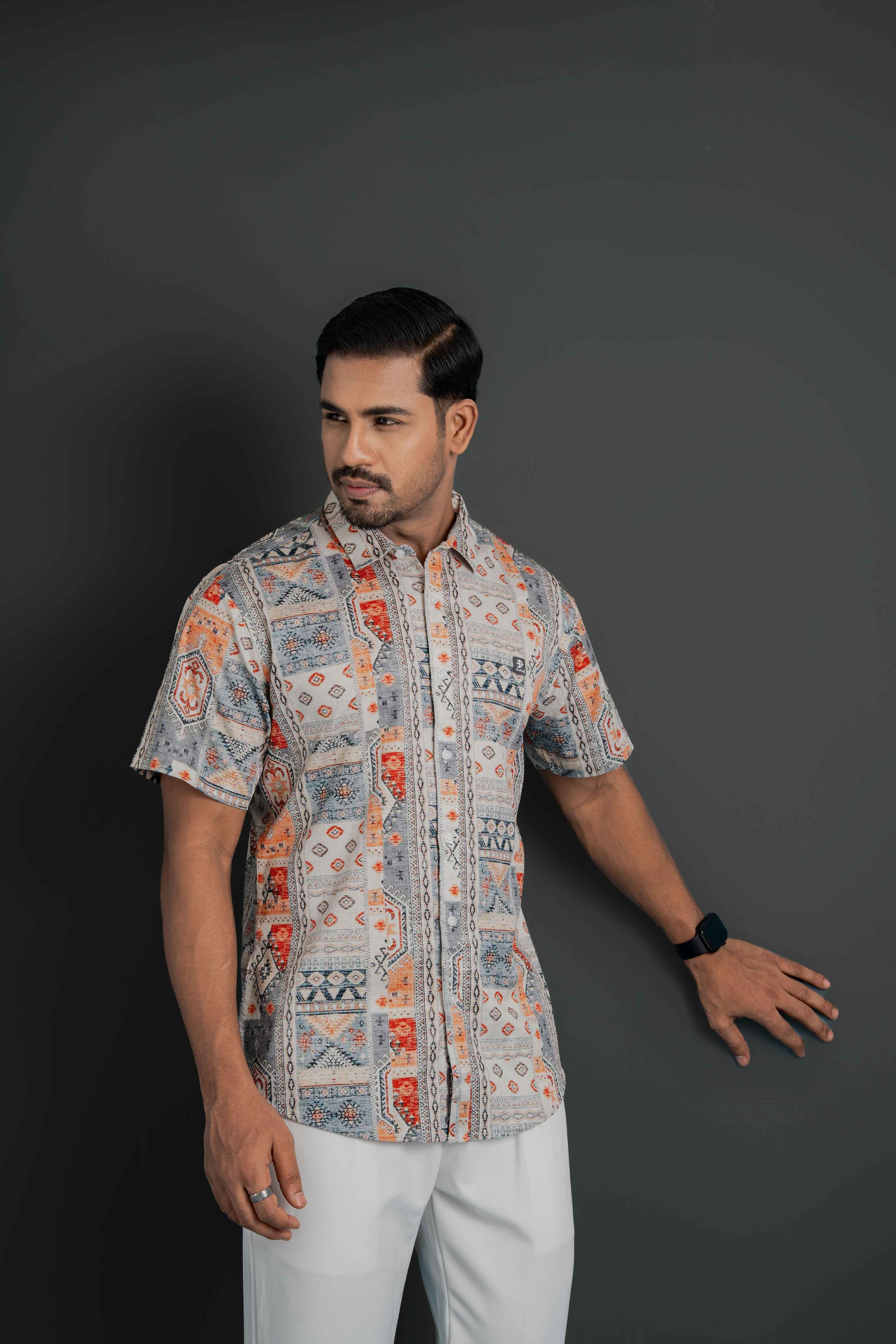 MENS HALF SLEEVE CASUAL SHIRT