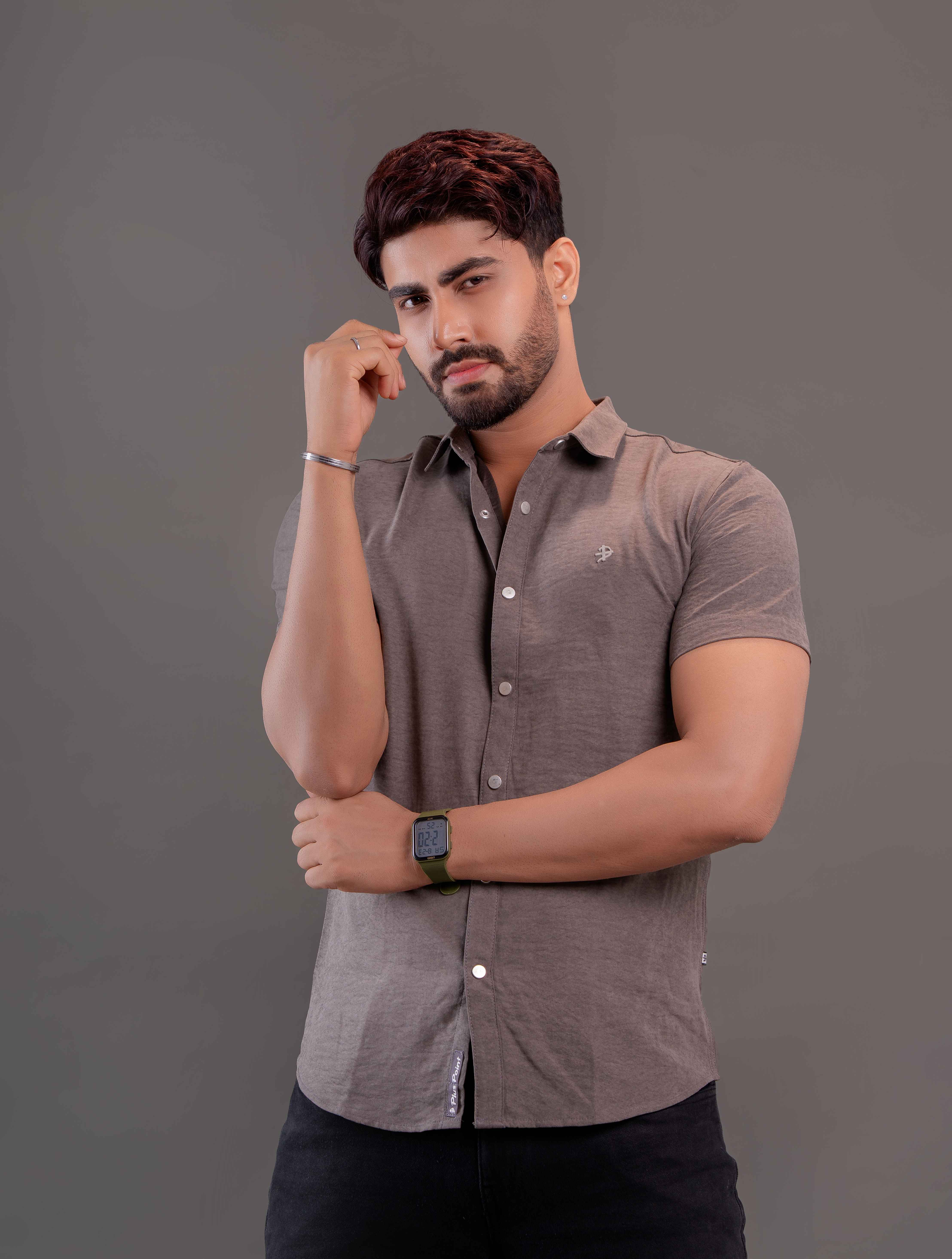 MENS-CASUAL SHIRT (H)