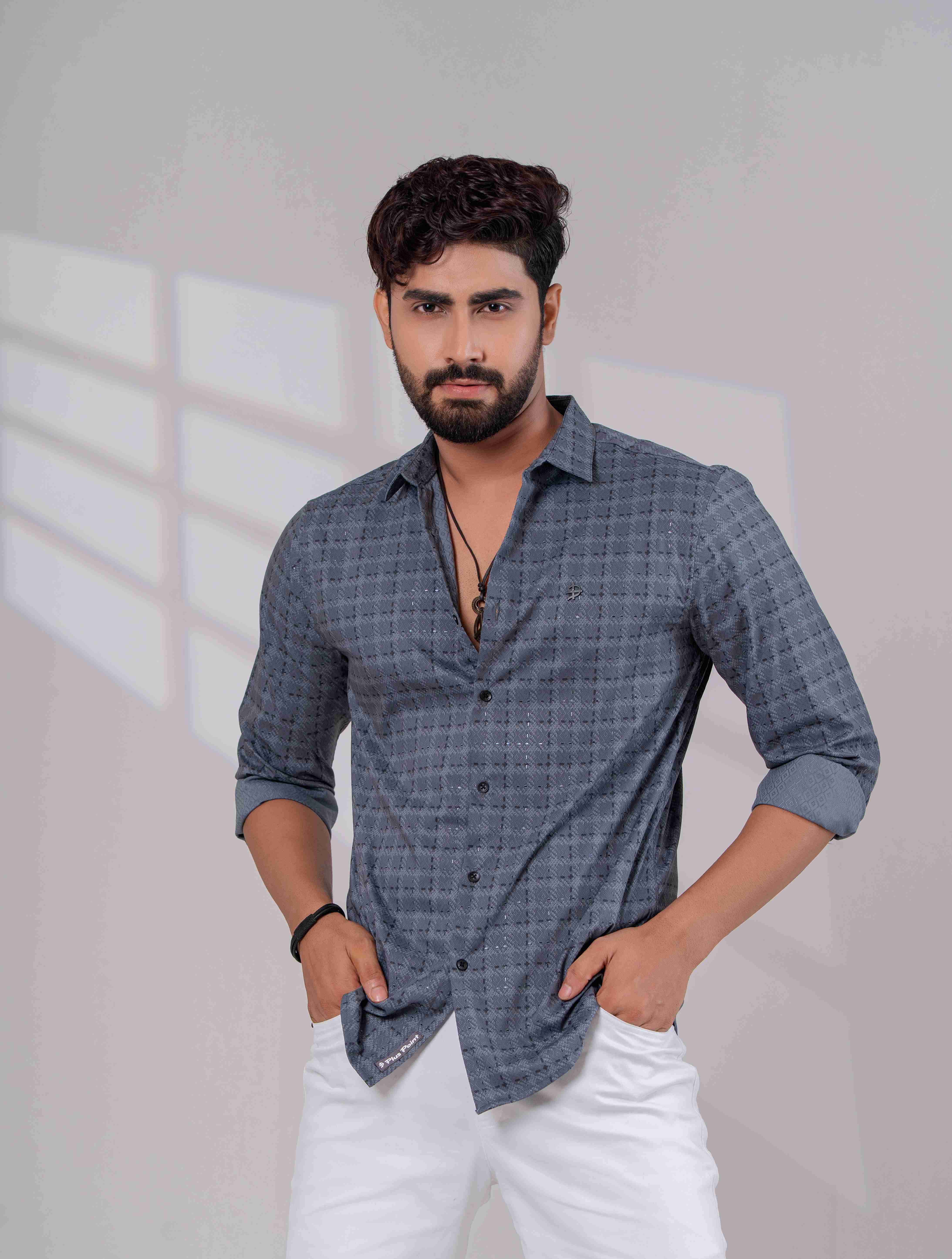 MENS FULL SLEEVE CASUAL SHIRT 