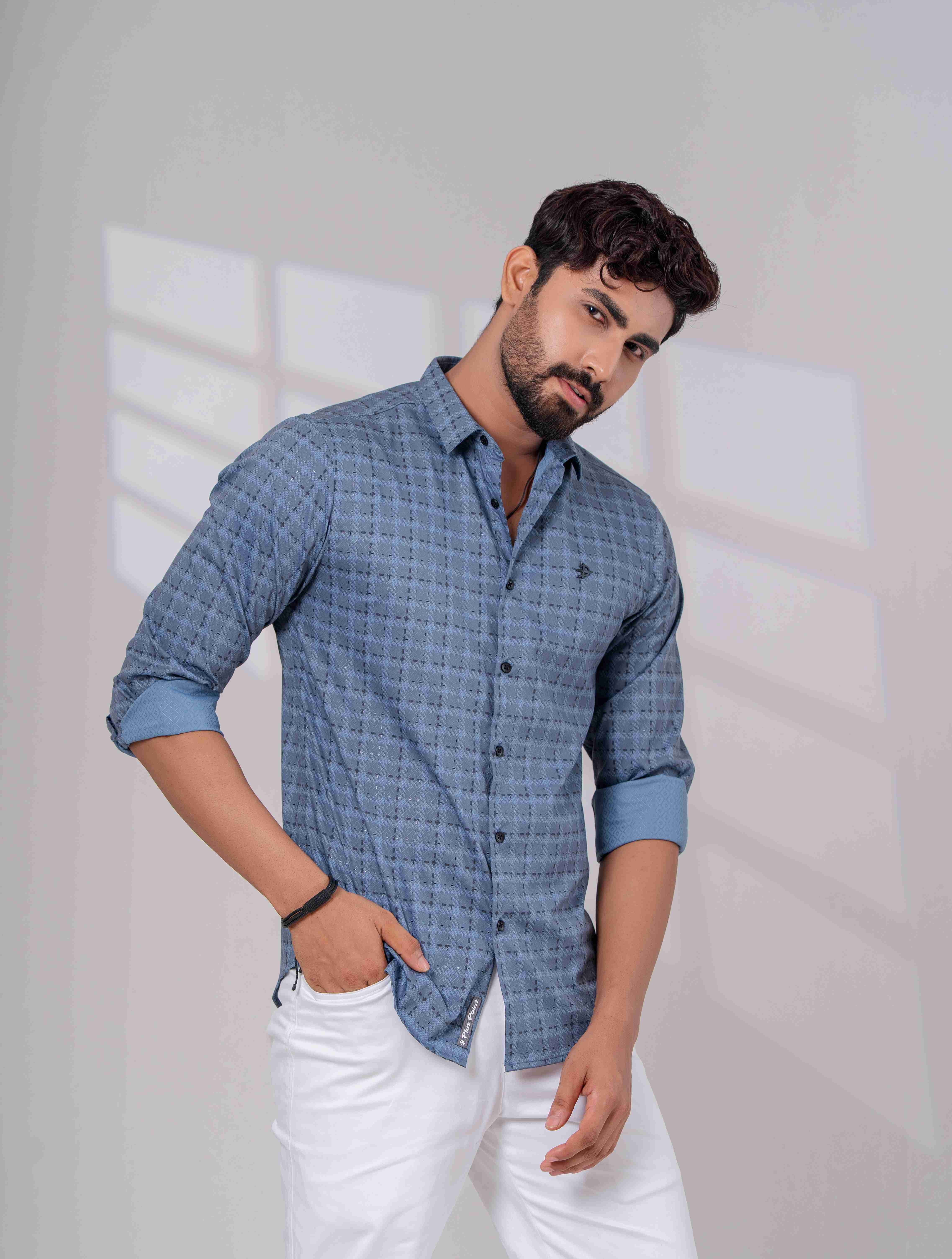 MENS FULL SLEEVE CASUAL SHIRT 