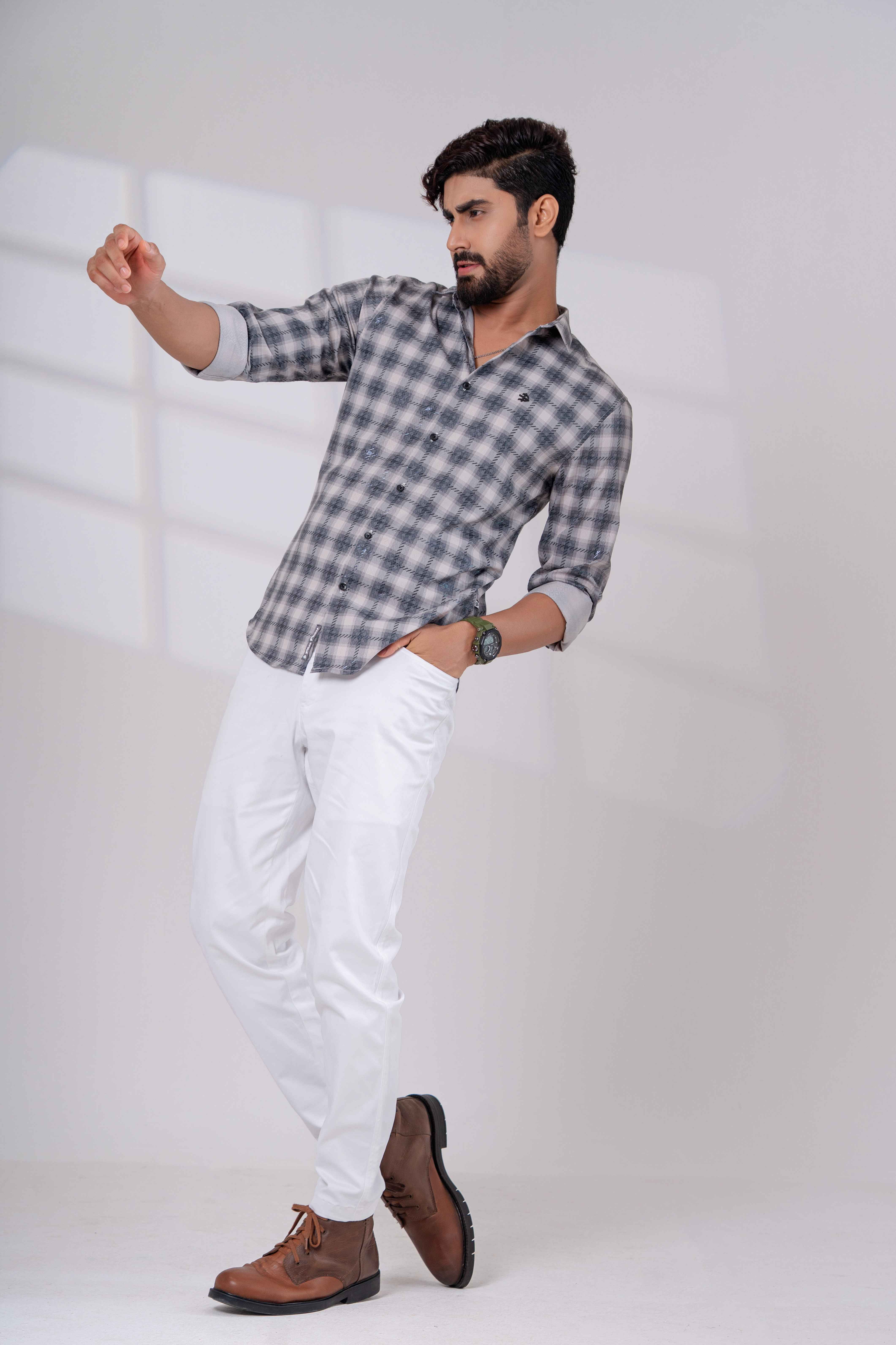 MENS FULL SLEEVE CASUAL SHIRT 